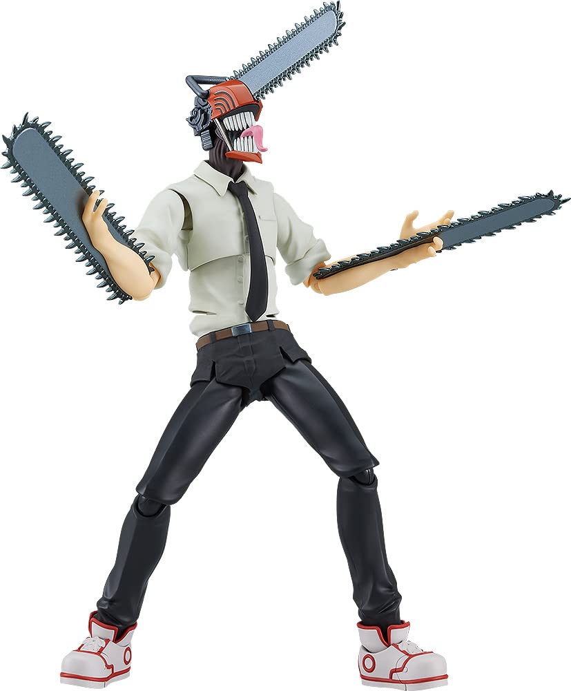 Max Factory figma Denji Figure - Chainsaw Man - 150mm Red Plastic Model M06861