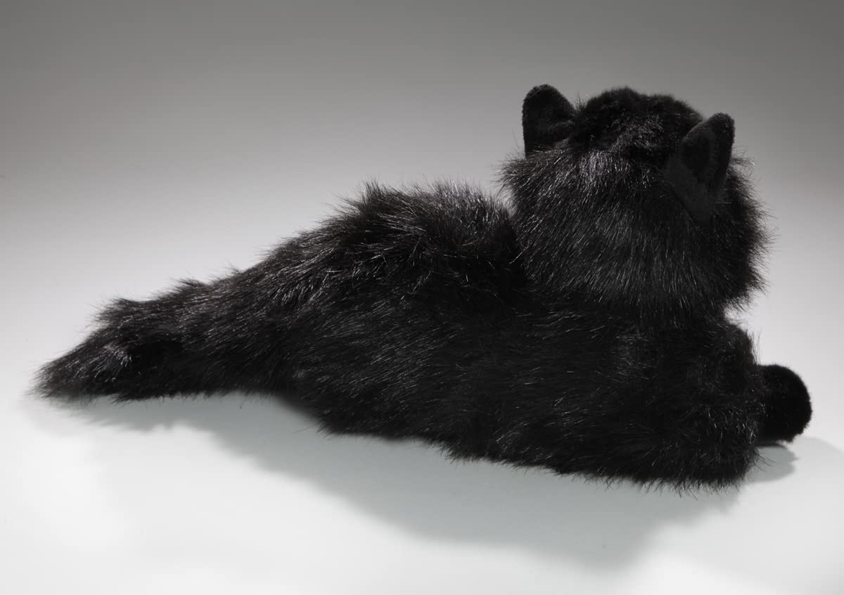 Cat, Persian Black, 12 Inches, 30Cm, Plush Toy, Soft Toy, Stuffed Animal 3474