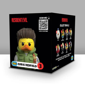 Tubbz Boxed Edition Chris Redfield Collectible Vinyl Rubber Duck Figure - Official Resident Evil Merchandise - Horror Tv, Movies & Video Games