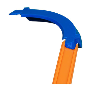 Hot Wheels Compatible 90 Degree Banked Turn (Blue)