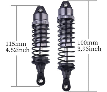 OGUNKE RC 4PCS Aluminum Front & Rear RC Shocks for 1/10 RC Truck Traxxas Slash 2WD/4x4 shocks Rustler 4X4 shocks Stampede 4X4 sh