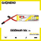 GAONENG 2pcs GNB 3S 11.4V HV 660mAh 650mAh 90C LiPo Battery XT30 Connector for 2.5 inch Toothpick Drone Quads Freestyle Drone DI
