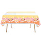 41Pcs Two Groovy Party Supplies,Include 20 Plates, 20 Napkin And 1Pcs Tablecloth,Used For Retro Hippie Rainbow Boho Birthday Par