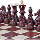 Wooden Chess Pieces Embassy- Felted, Weighted, Nice Looking - Chessmen Only