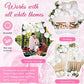 Meanplan 100 Pcs Link Balloon Linking Balloon Latex Linkable Balloons Connected Wedding Party Decoration(White,12 Inch)
