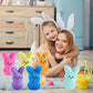 BOMBPARK 12PCS Cute Bunny Plush Toys,Easter Basket Stuffers Toys for Kids,Bunny Stuffed Animals,Easter Party Favors Gift for Gir