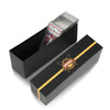 Crossdesign Graded Card Storage Box Holds 50-55Graded Cards Holder Container Black