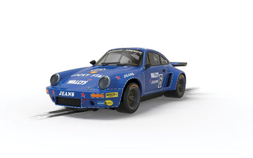 Scalextric Porsche 911 Carrera Rsr 3.0 Wally'S Jeans #6 1:32 Slot Race Car C4398