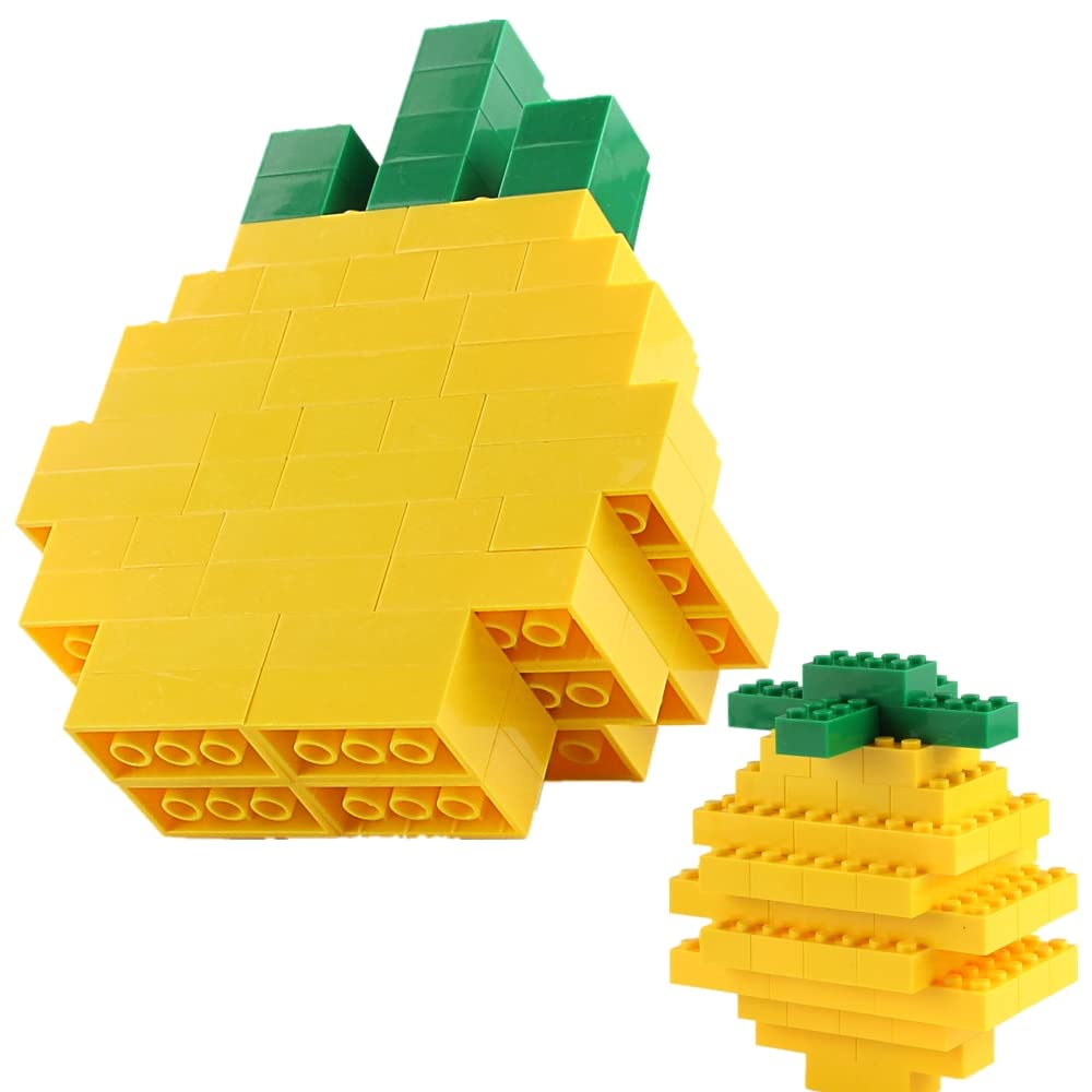 320 Pieces 2X4 Yellow Bricks Building Blocks Creative Play Set Classic Basic Parts Toy Accessories Combine With 3001 Major Brick Brands (Yellow)