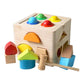 Merishopp Wooden Shape Mathching Sorter Puzzle Development Toys For Ages 24|1 Set Montessori Wooden Shape Sorter
