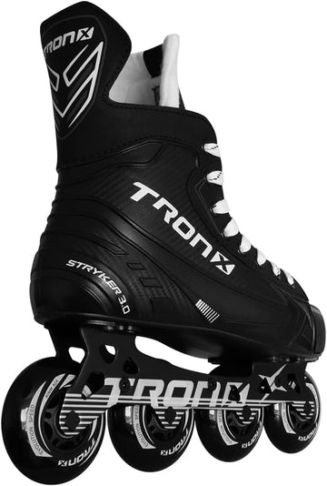 TronX Stryker 3.0 Senior mature-themed Junior Kids Inline Roller Hockey Skates  New Model (Skate Size 13 (Shoe Size 14-14.5)