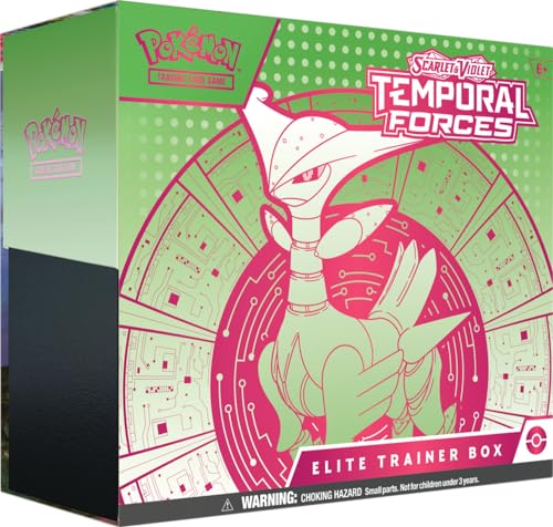 Pokemon TCG: SV5 Temporal Forces advanced Trainer Box - Iron Leaves