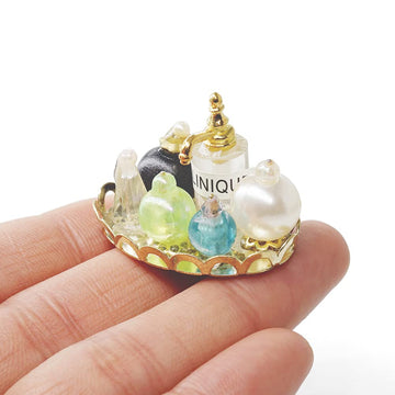Odoria 1/12 Miniature Perfume Tray Dollhouse Decoration Accessories