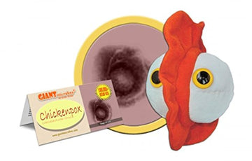 Giantmicrobes Chickenpox Plush -Learn About Vaccines And Microbes With This Educational Plush, Memorable Gift For Pediatricians,