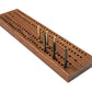 Alex Cramer Traveling Spinners Domino Set - Personalized Caramel Leather Case with 28 Indestructible Double-Six Dominoes