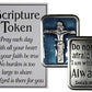 Ganz Holy Scripture Double Sided Pocket Charm with Story Card (Isaiah 41:10)