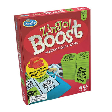 Thinkfun Zingo! Booster Pack #1 - Exciting Expansion Pack For Zingo! Game | Engages Kids In Learning | Enhances Memory & Word Recognition Skills | Trusted By Families Worldwide