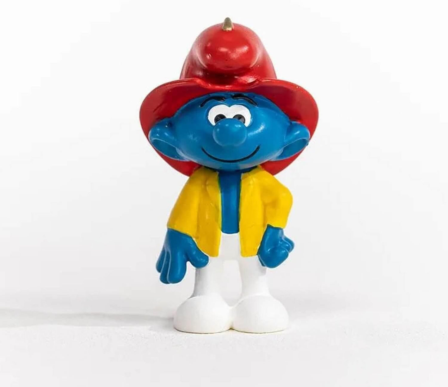 Schleich Smurfs, Collectible Retro Cartoon Toys For Boys And Girls, Fireman Smurf Toy Figurine, Ages 3+