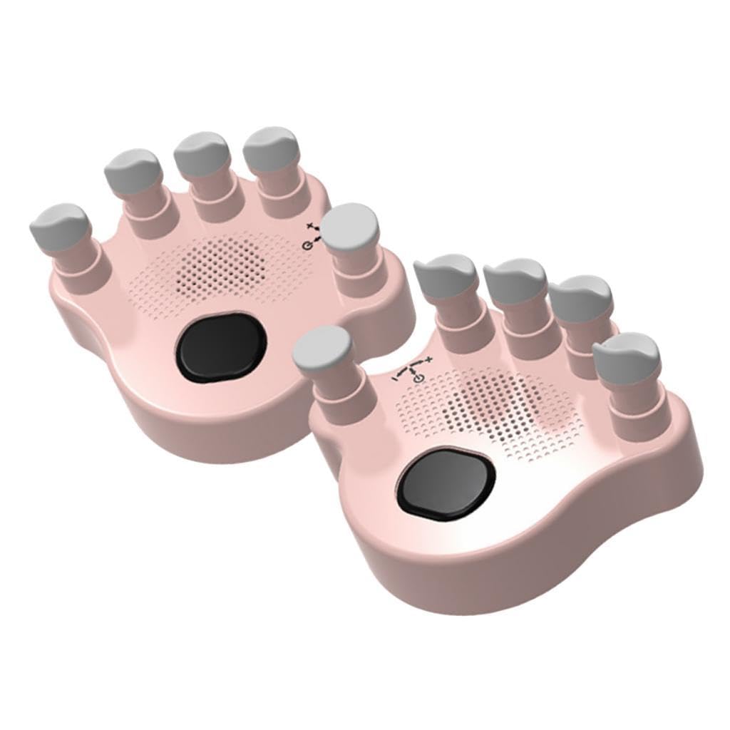 Ujeavette Piano Finger Trainers Built In Piano Music Speaker Hand Exerciser For Kids Pink