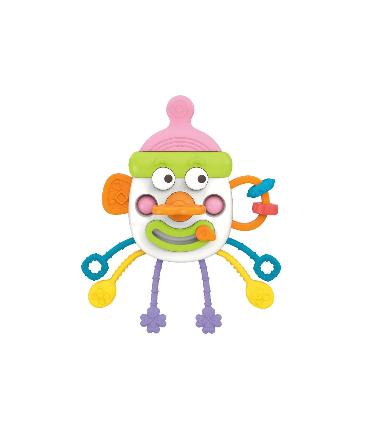 Jollyora Montessori Pull String Baby Toy For 36 Months, Finger Stretching Sensory Puzzle Activity Toy For Infants Early Learnin