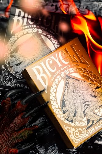 Bicycle Gold Dragon Foil Premium Playing Cards, 1 Deck