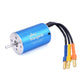 KingVal 2845 2600KV Brushless Motor Shaft with 35A ESC for 1/14 RC Car, Aluminum, Sensorless