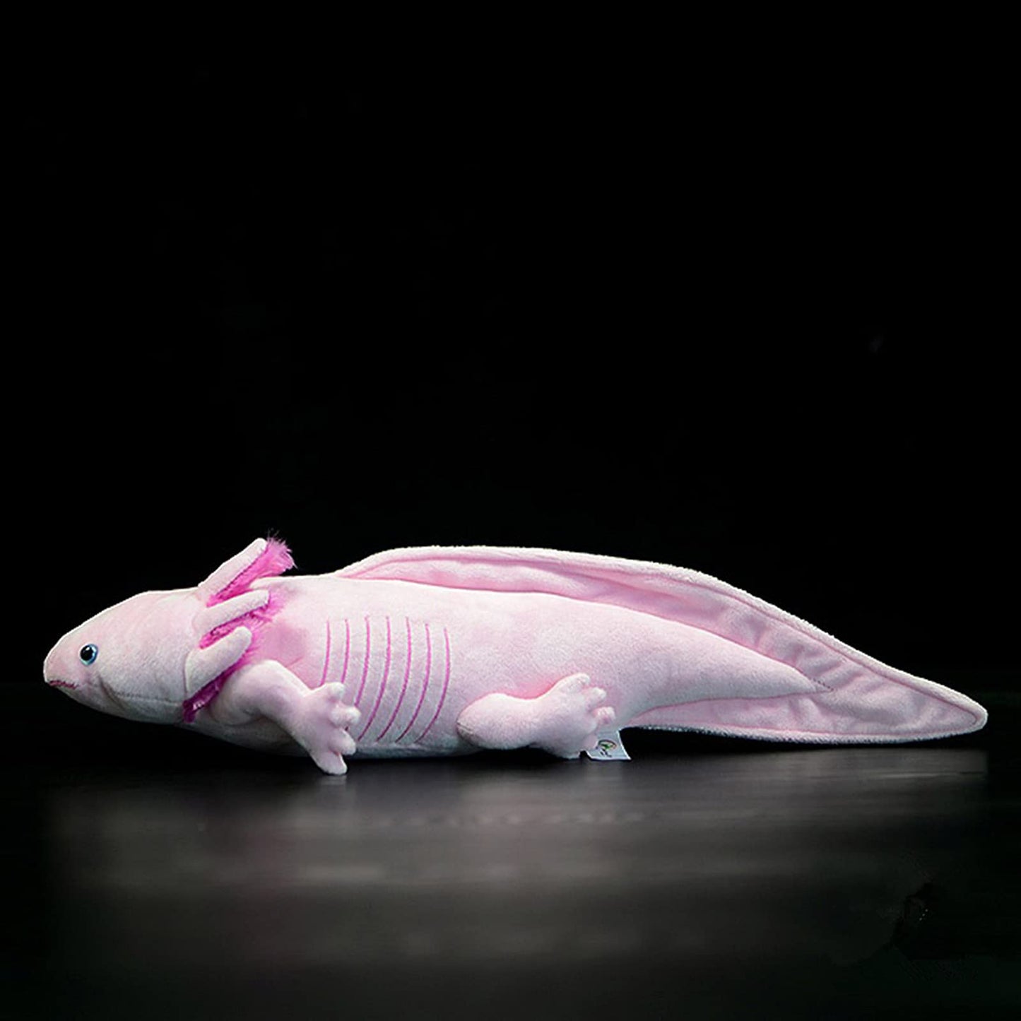 Zhongxin Made Axolotl Plush Toy - 20' Pink Axolotl Fish Lizard Creepy Stuffed Animals Cute Pink Reptilian Toys Real Plushie Toy, Unique Plush Gift Collection For Kids