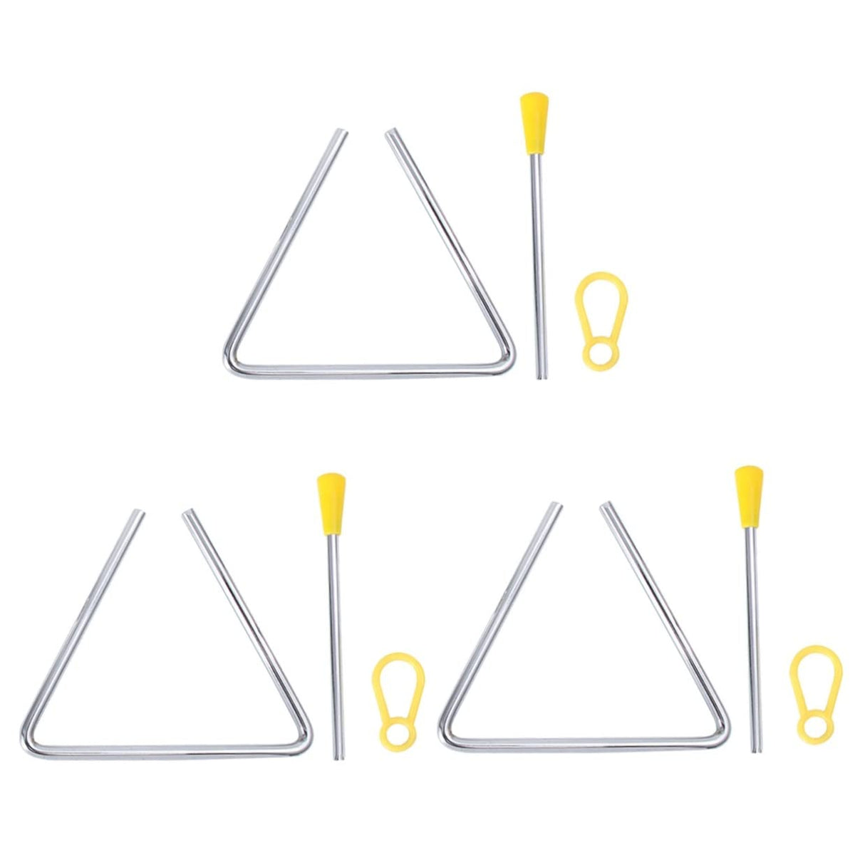 Excluzo 3 Sets Orff Percussion Kid Toys Baby Musical Instruments Kids Musical Instruments Hand Percussion Instrument Toy Triang