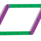Edxeducation Geostix Deluxe Set - Learn Geometry With 100 Flexible Construction Sticks - Includes 2 Protractors And Activity Cards - Manipulative For Math, Art And Fine Motor Skills