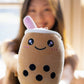 The Original Boba Tea Reversible Boba Plush - Happy To Mad (Reversible Boba Plushie)