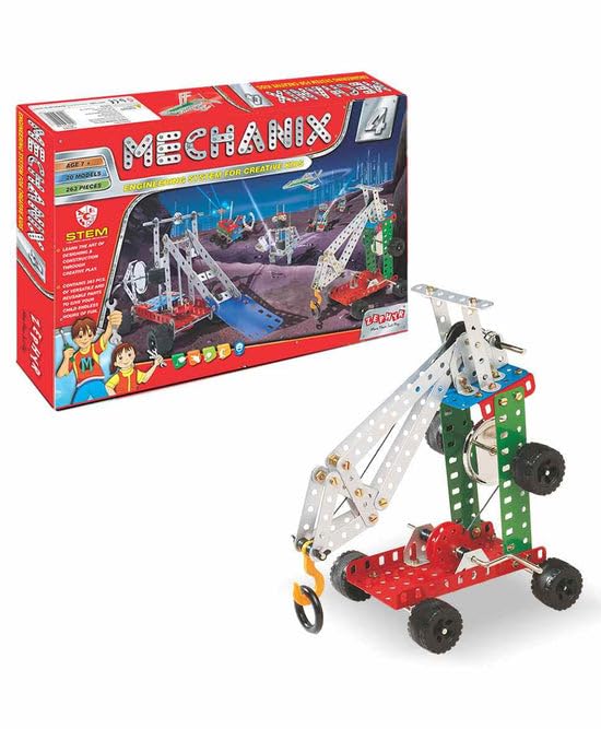 Toy Vibes Metal Diy Stem Kit, Building Construction Kit, For Kids, Building Blocks, Construction Sets And Stacking Toys For Kids
