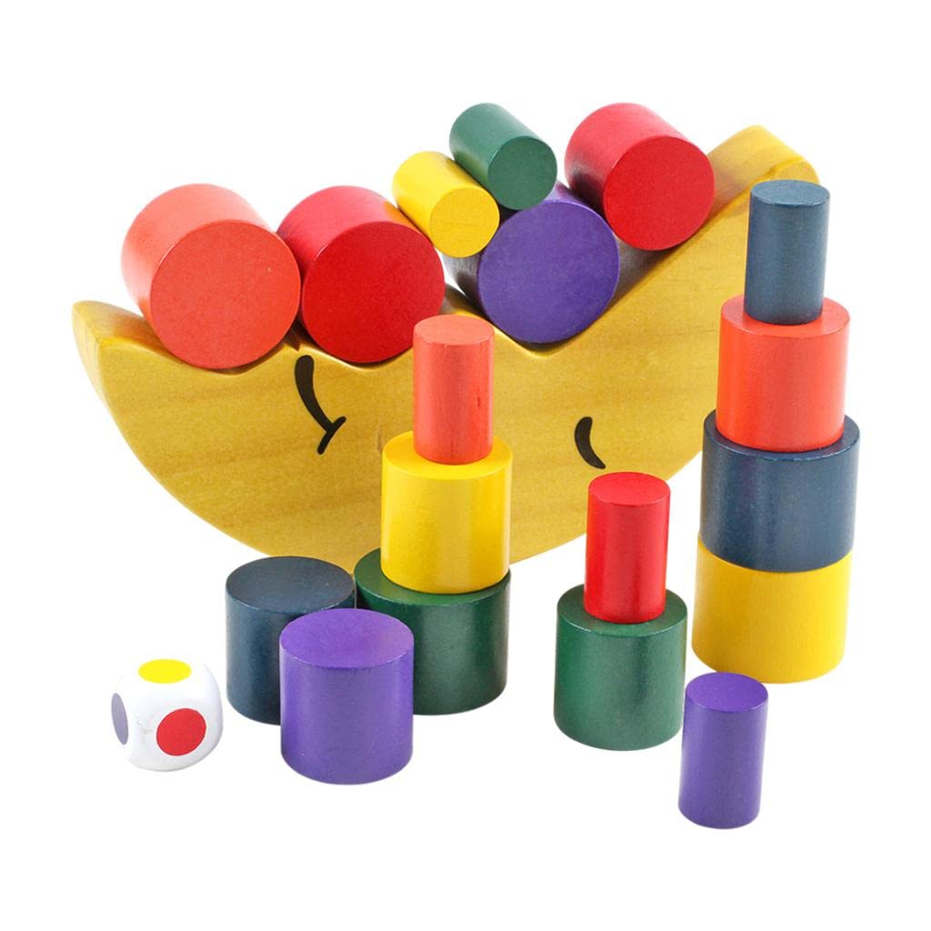 Ilsmysutra Balance Stacker Game Building Blocks Preschool Early Learning Toy Game