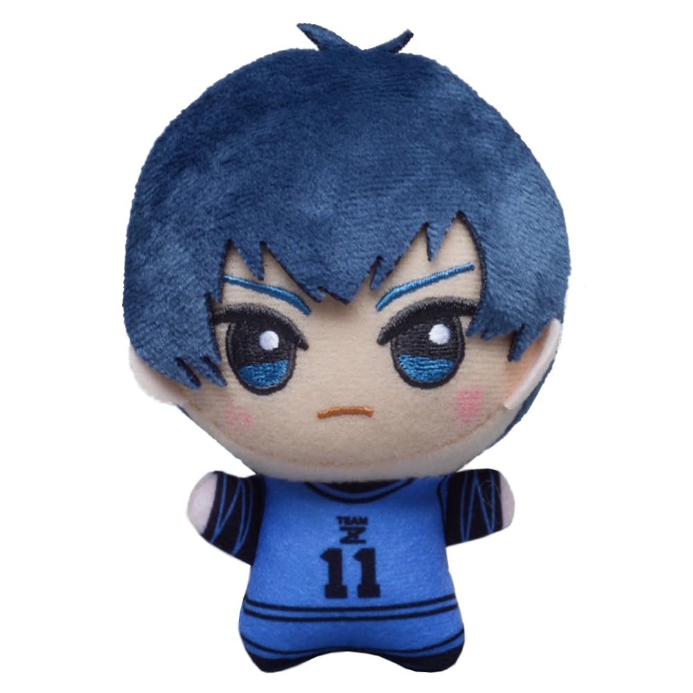 LUNK Anime Plush Figures 4.3'' Cute Seishiro Nagi/Isagi Yoichi/Reo Mikage Soft Stuffed Figure Pendant Bag Accessories