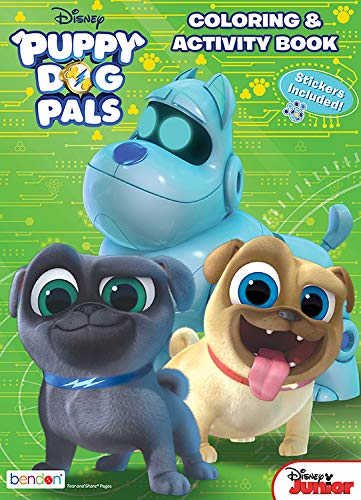 Puppy Dog Pals Coloring Book Super Set ~ Set of 2 Puppy Dog Pals Activity Books with Bonus Play Pack (Puppy Dog Pals Party Suppl