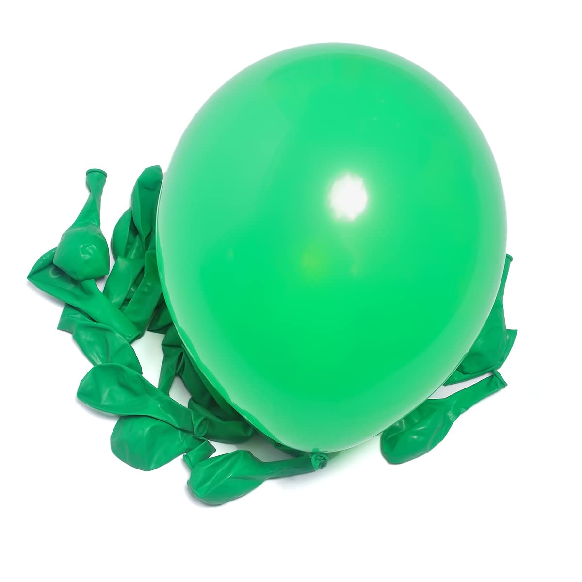 300 Pack Green Balloons 12 Inch Green Matte Latex Balloons - For Green Themed Balloon Party Decorations Zwzliulian