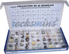 Rocksmins Mi50Pt Minerals Collections Set Of 50 Minerals Identification Kit Educational Teaching Aids For School College Student