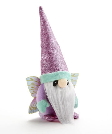 Giftcraft 473932 Pink Butterfly Gnome, 9 Inch, Polyester, Avery