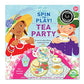 Eeboo: Tea Party Spinner Game, Develops Patience And Social Skills For Children, 2 To 4 Players, 15 To 30 Minute Play Time, For Ages 3 And Up