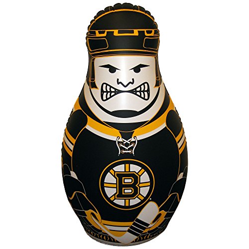 Fremont Die Nhl Boston Bruins Bop Bag Inflatable Checking Buddy Punching Bag, Standard: 40' Tall, Team Colors