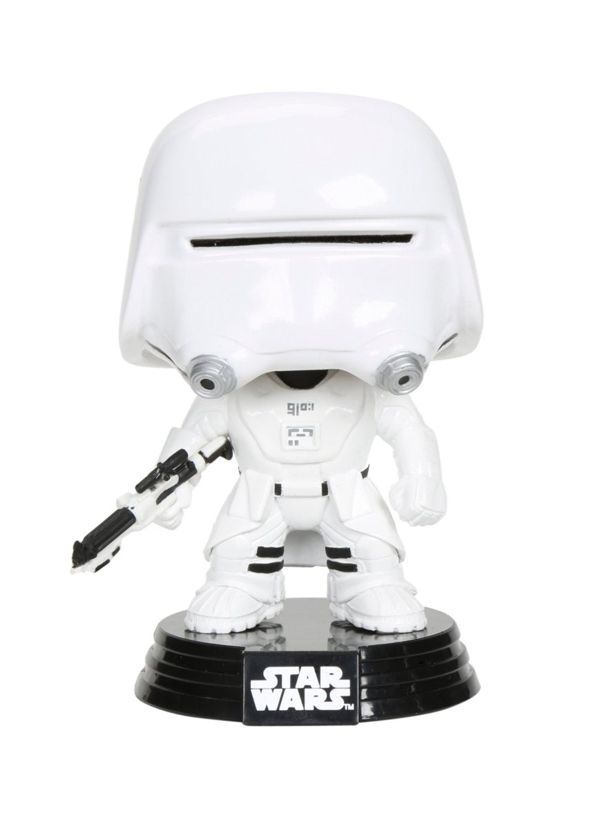 Funko Pop! Star Wars Episode 7 First Order Snowtrooper Figure, One Size, White, Model 6223, Plastic Collectible