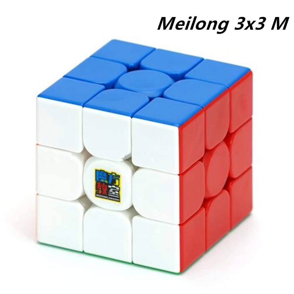 Cuberspeed Moyu Meilong 3X3 M Magnetic Stickerless Speed Cube Mfjs Meilong 3X3X3 M Cubing Classroom Meilong 3X3 M Speed Cube
