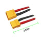 ZHOFONET 3 Pairs XT90 Pigtail,XT90 Wire XT90 Plug Male and Female Connector with 5cm 10AWG Silicone Wire for RC Lipo Battery FPV