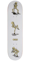 CCS Vine Skeleton Skateboard Deck  White  7.25 x 29.25 (Mini)