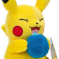 Pokemon Pikachu Plush Toy with Oran Berry 20 cm - Black Polyester Model JAZPKW2699