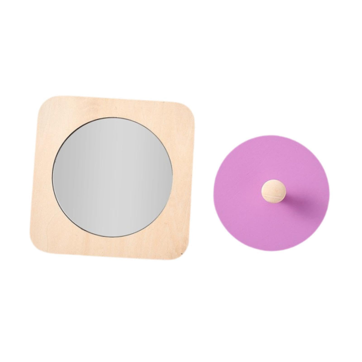 Atorse Baby Mirror Toy Educational Learning Tool Wooden For Kids Toddlers Preschool|Baby | Toys For Baby | Developmental Baby To