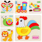 MayatraS Early Age Wood Jigsaw Puzzles For Small Kids Children Kids, Pack Of 6 Different Patterns Puzzle In A Frame Board (14.7