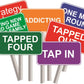 Tapped Four Card Game, 2 To 8 Players - Strategy, Luck, Laughter, Nonstop Fun For Family And Friends
