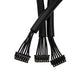 3Pcs Vgoohobby 80/120/200mm Sensor Harness Cable Sensing Adapter Compatible with RC Hobbywing Xerun Series Sensored BL Motor ESC