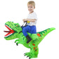 Mt Mengtong Halloween Costume Inflatable Dinosaur Costume Kids Riding T Rex Blow Up Funny Party For Boys/Girls(2-3Y)