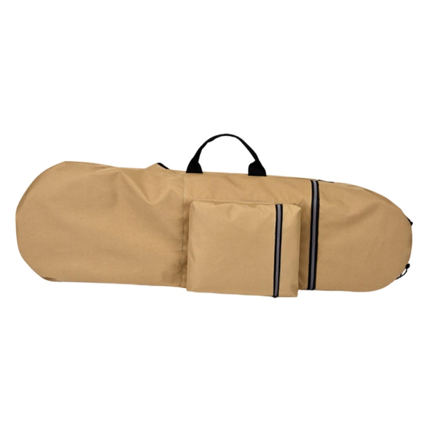 VELURA Longboard Carry Case Skate Adjustable Straps with Handle Skateboard Backpack Khaki|1 Skateboard Carry |Protective Gear| O